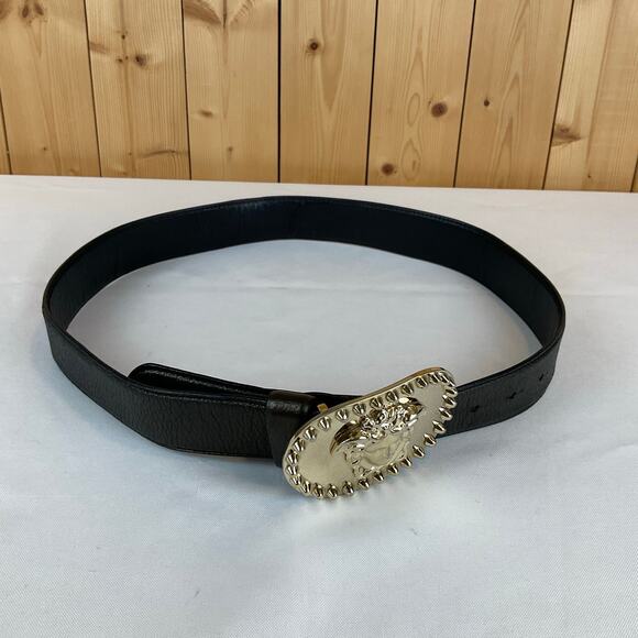 Versace Men's Leather Belt, Black- 85/34, DCDD690.DNAPA - Picture 2 of 9